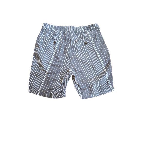Goodfellow Linden short gray and white stripes, size 30 - Picture 2 of 5